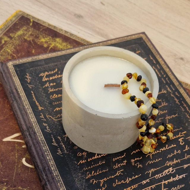 Bougie rechargeable Ambre 150g