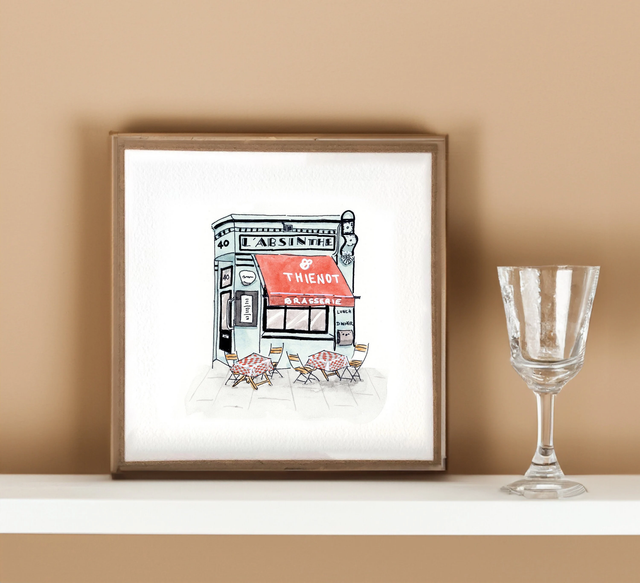 Absinthe Bar, Paris – Art Print 