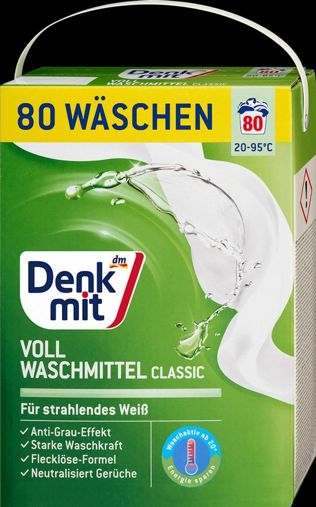 Denkmit Vollwaschmittel Pulver, 80 Wl