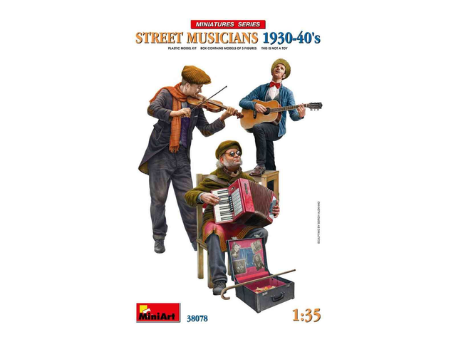 Street Musicians 1930-40's - miniart 38078 1/35