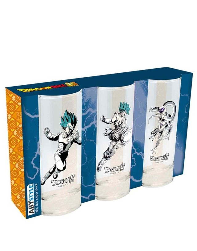 Dragon Ball Super: Pack of 3 Glasses