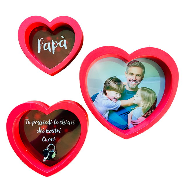 Set Cornici Cuori Papà
