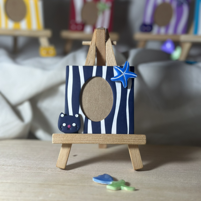 Cadre photo identité avec magnet interchangeable 