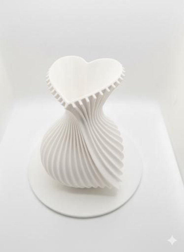 Twisted Heart Vase