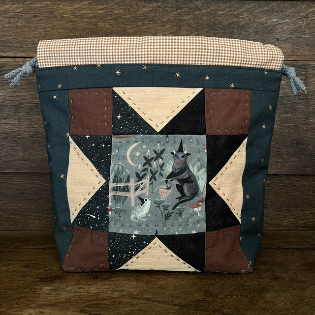 Quilted project bag