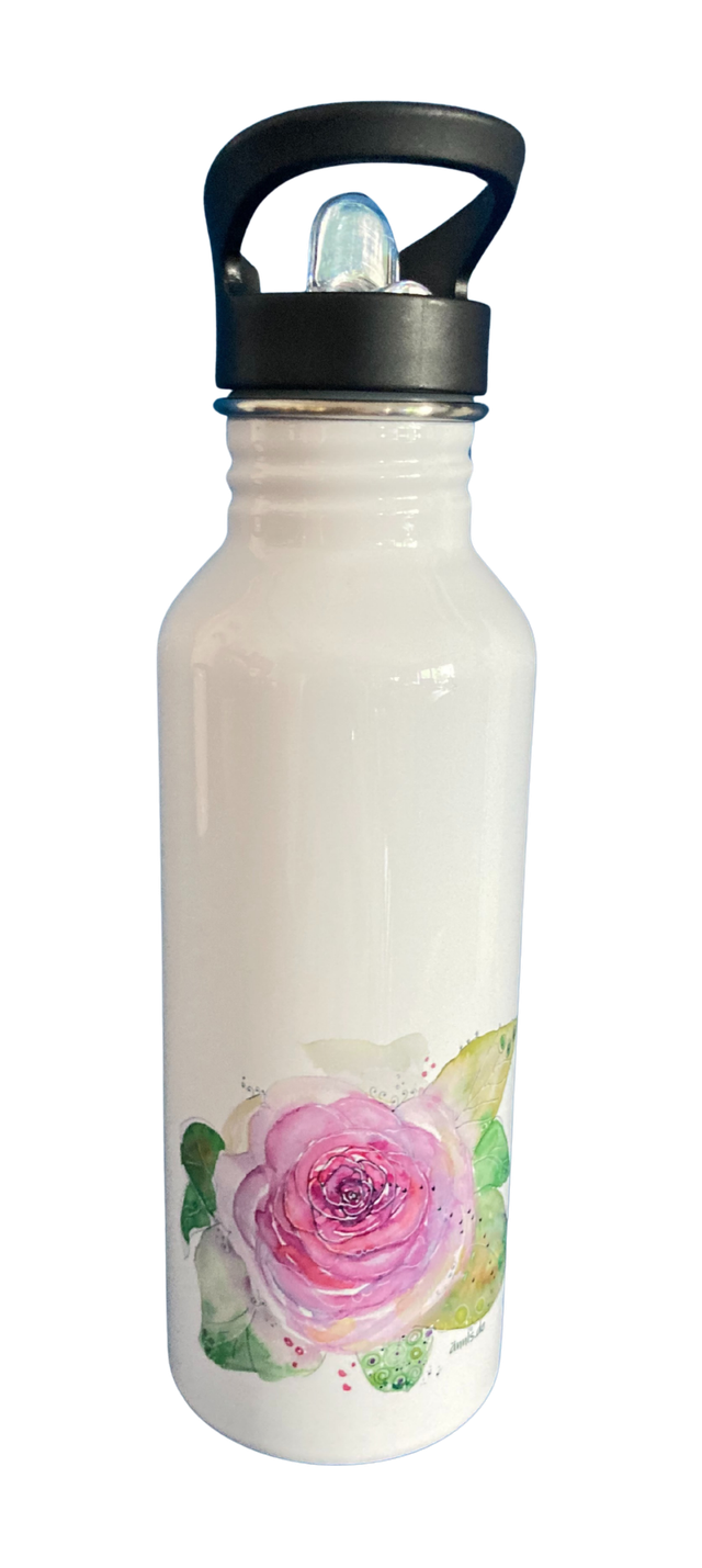 Trinkflasche "Rose"