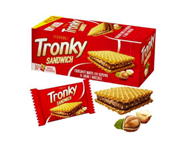 Tronky - Mogyorós Nápolyi sandwiche 10 x 22g