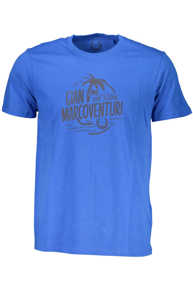 GIAN MARCO VENTURI T-SHIRT MANICHE CORTE UOMO BLU