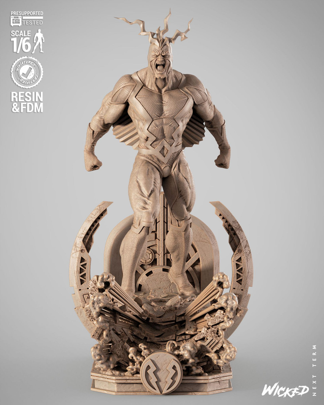 Statue FLECHE NOIRE série comics