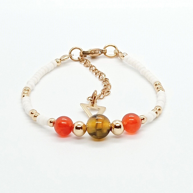 STÉPHANOTIS Bracelet fait main