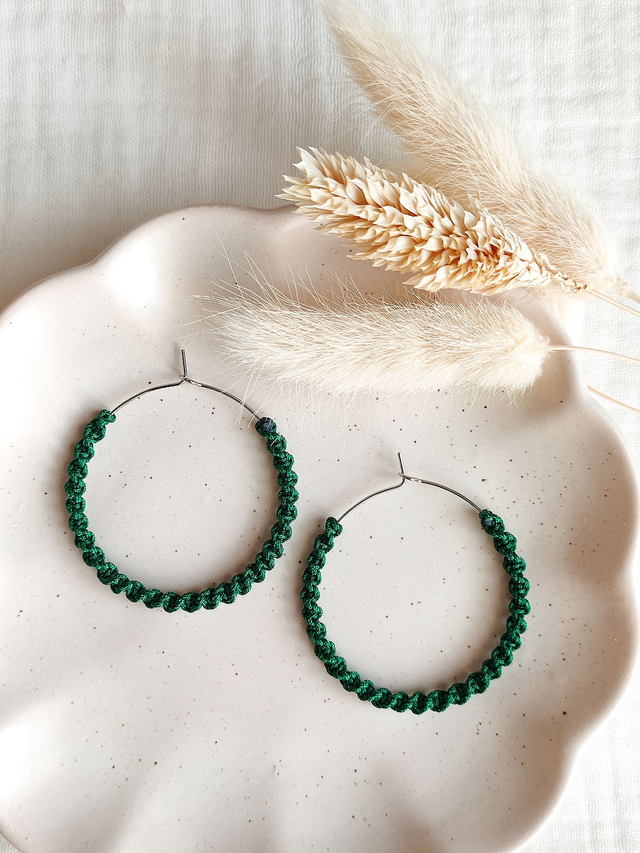 Boucles d'oreilles "LIV" - Argenté