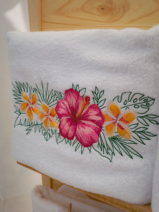 Serviette de bain Hibiscus 