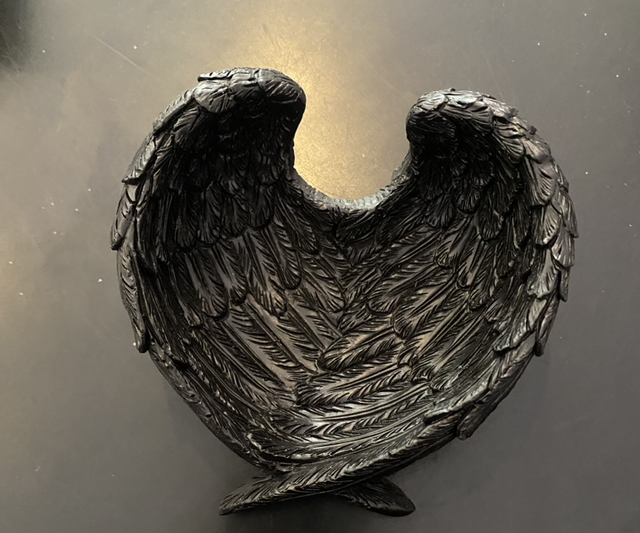 Schwarze Flügel Raven Schale