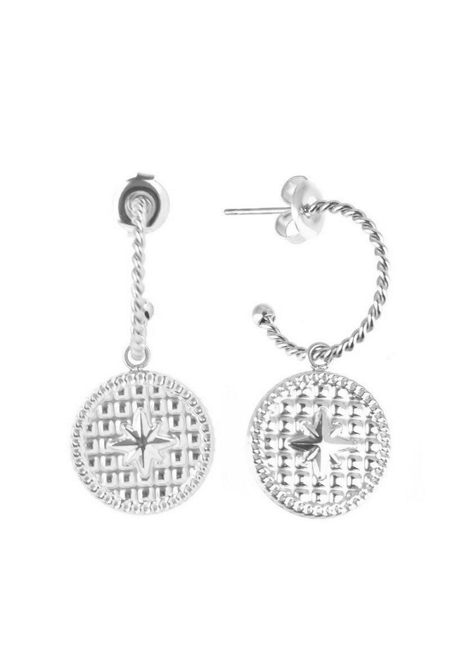 Boucles d'oreilles en acier inoxydable 