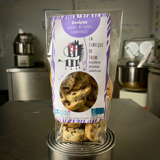 Cookies Graines de courge - Canneberges 150 g