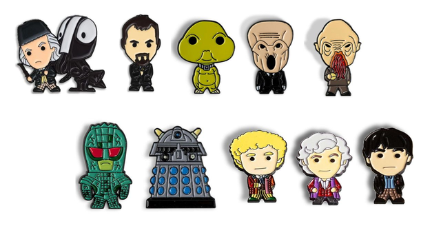 Doctor Who: Chibi Character Pins