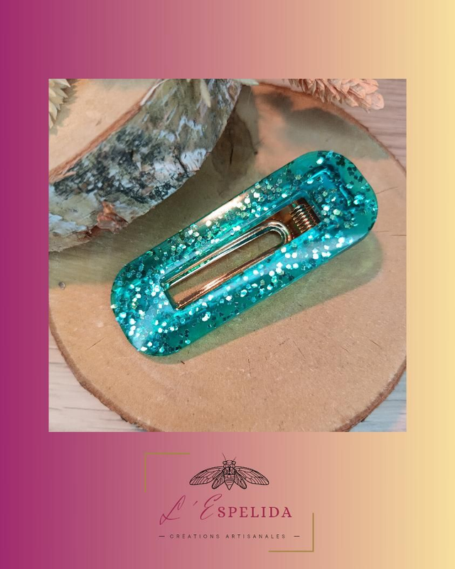 Barrette rectangulaire 