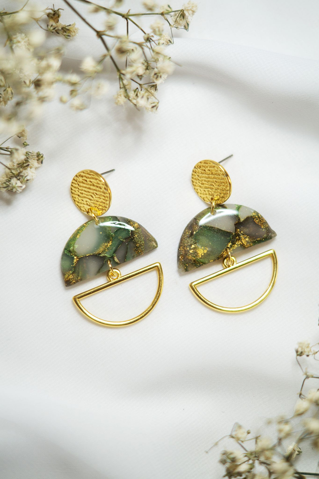 Coloris kaki - Boucles Florence