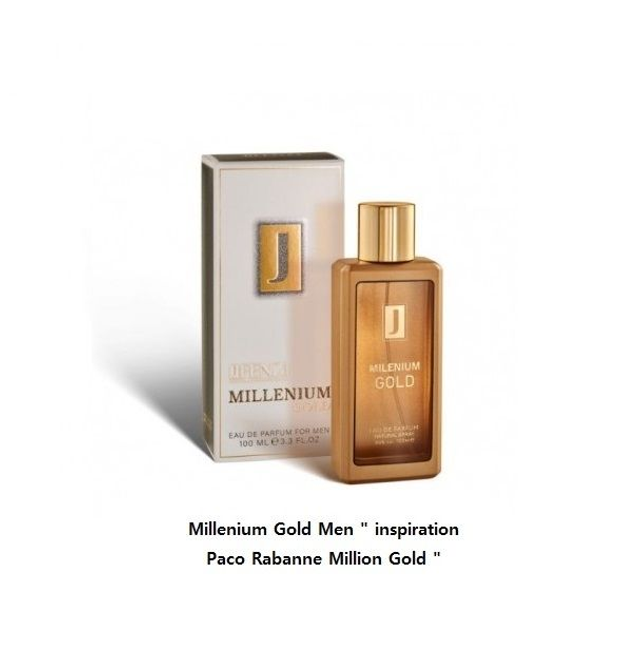 Millenium Gold Men " inspi Paco Rabanne Million Gold " Eau de parfum homme 100 ml