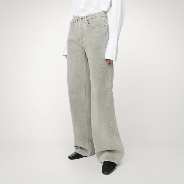 Lois Jeans Skater Loose - Low Rise Wide Fit Grey