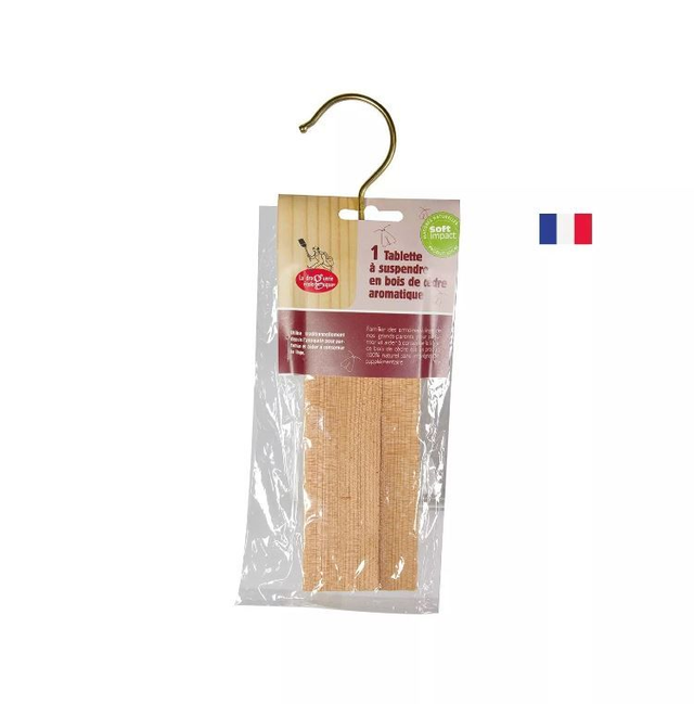 Tablette en cèdre écologique à suspendre - la Droguerie Ecologique