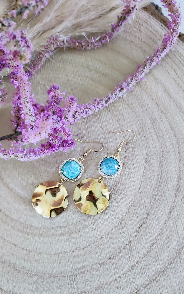 Boucles d'oreilles "Éclat" Amazonite