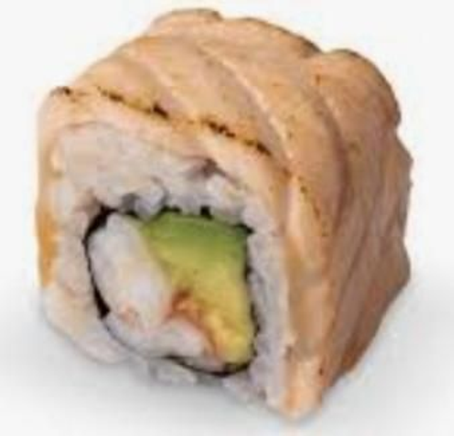 Salmon roll tataki crevette avocat 