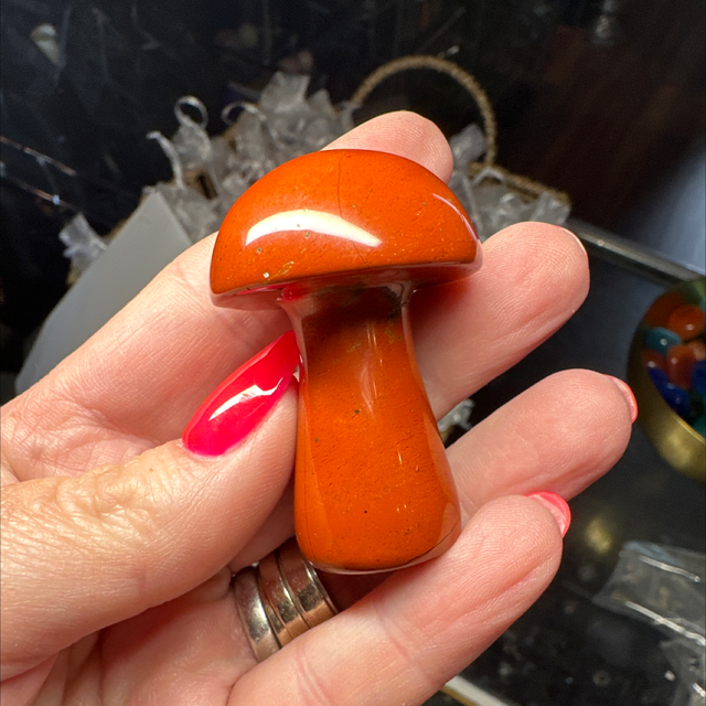 Red Jasper Mushroom