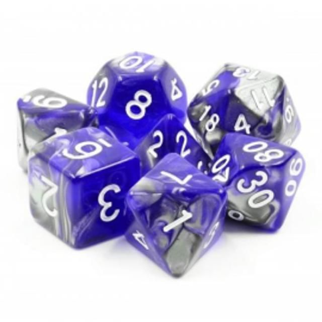 Lot 7 Dés en boîte – Cold Iron