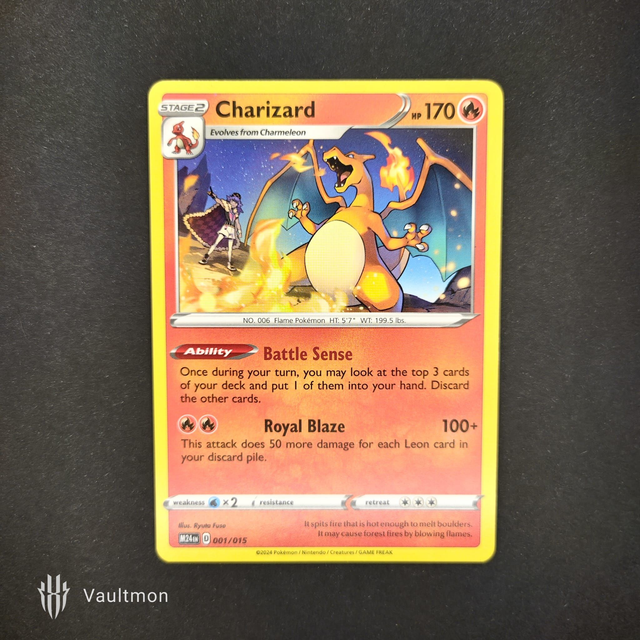 Charizard 001/015 2025 McDonald's Happy Meal Pokemon Promo