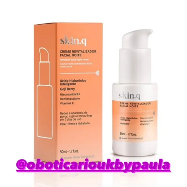 Skin Q Creme Revitalizador Facial Noite 50ml