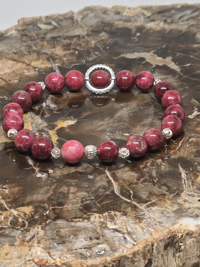 Bracelet Thulite 0,8 cm 