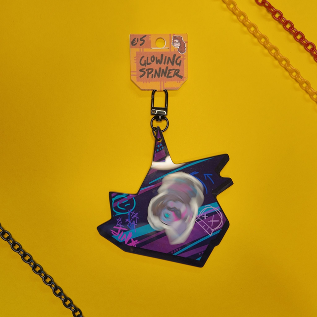 Glow in the Dark Jinx Spinner - Arcane - Stim Charm - [STIM-CHM-A-J]