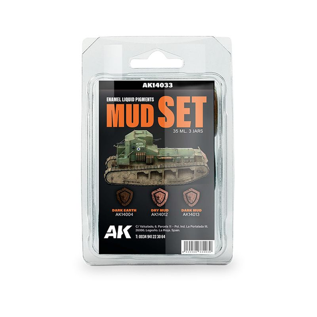 MUD SET – ENAMEL LIQUID PIGMENT
