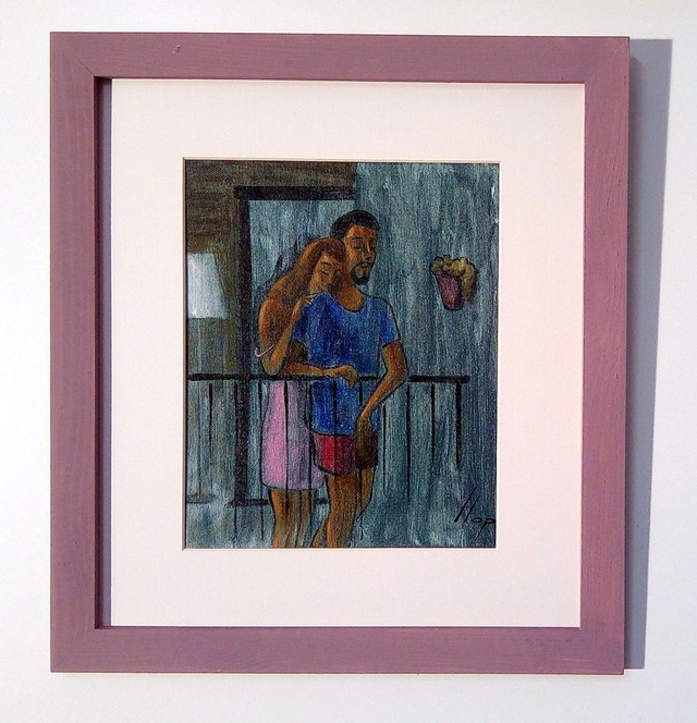 acrílico enmarcado 38x34 - ¿vamos?