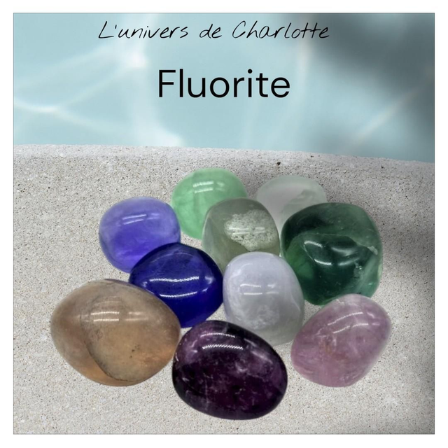 Pierre roulée "Fluorite"
