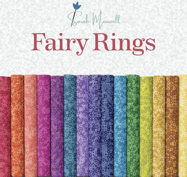 Rainbow Hexagon Fairy Rings  (by Sarah Maxwell)