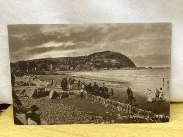 Sunlit Waters, Minehead, Somerset Posted 1913 antique Valentines Series Antique postcard. Our Ref No. R510 £2.50