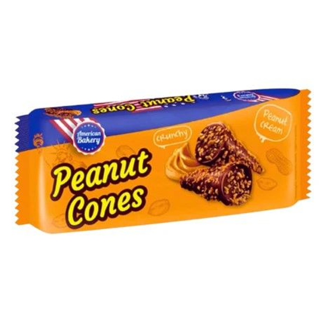 American Bakery Cones Peanut 112g