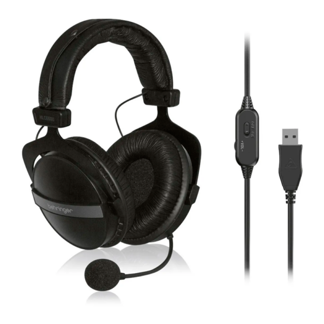 Behringer HLC 660M – Auriculares Multipropósito con Micrófono incorporado