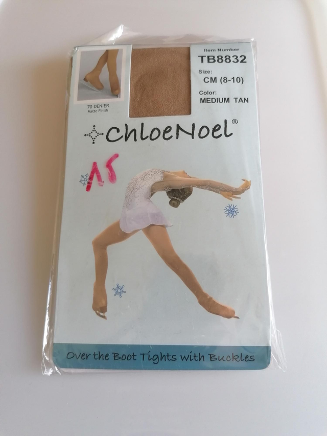 1 paire de collant couvre patin Chloe Noël 