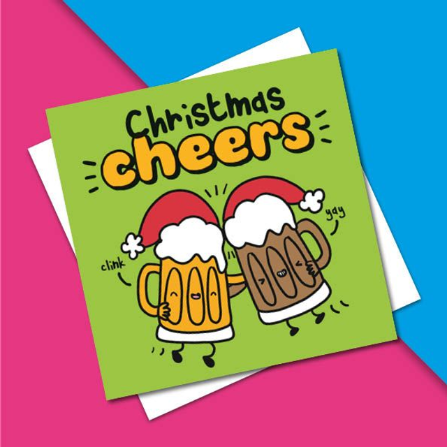 Christmas Cheers Christmas Card