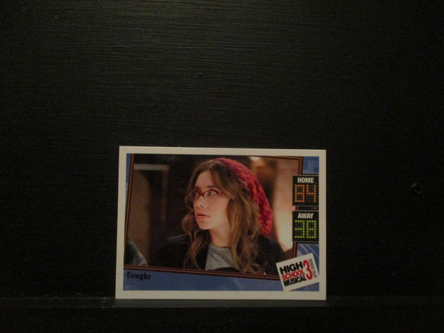 Coughs - Action Card High School Musical 3 Senior Year Original Trading Card