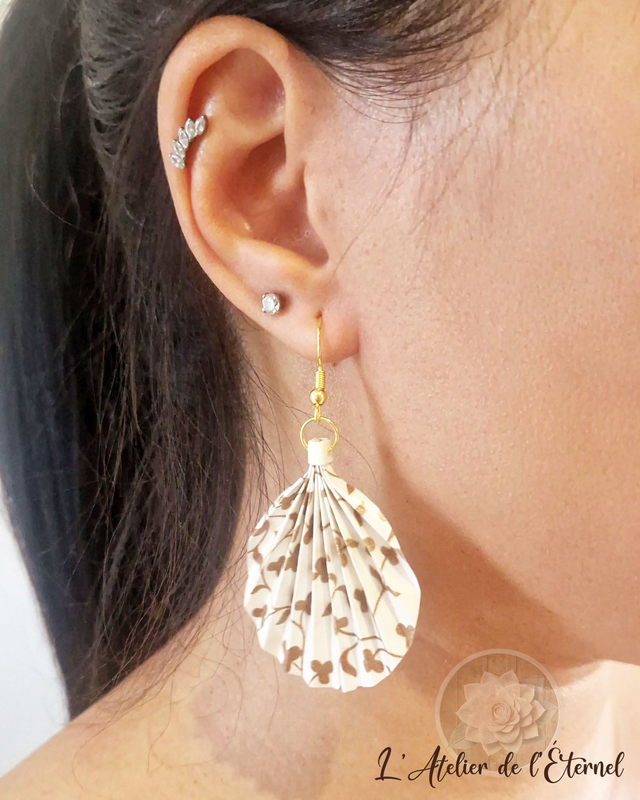 Boucles d'oreilles Licuala - Collection nature