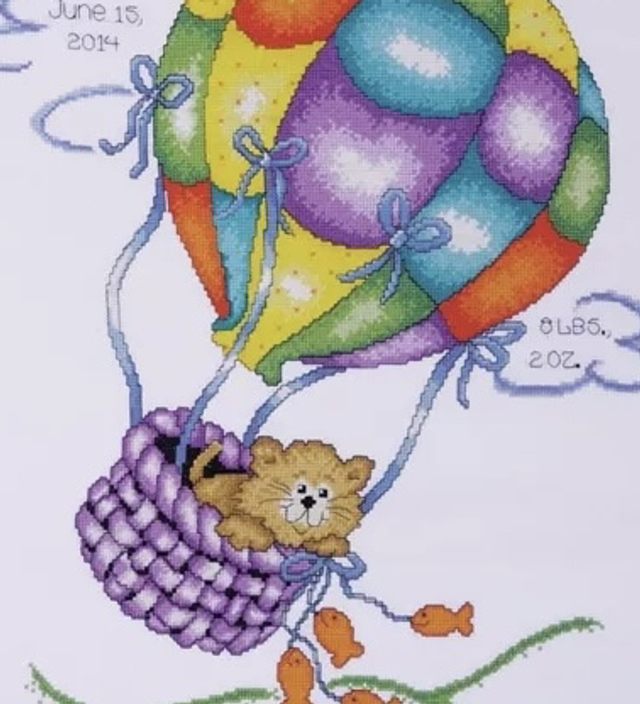 Design Works Crafts Up, Up and Away Counted Cross Stitch Kit