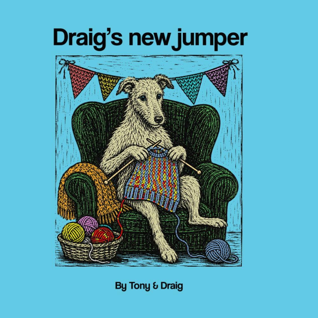 Draig's new jumper: A story from Aberknitillery