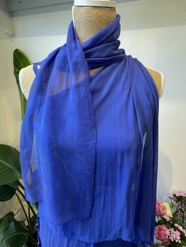 Norman Hartnell Silk Dress