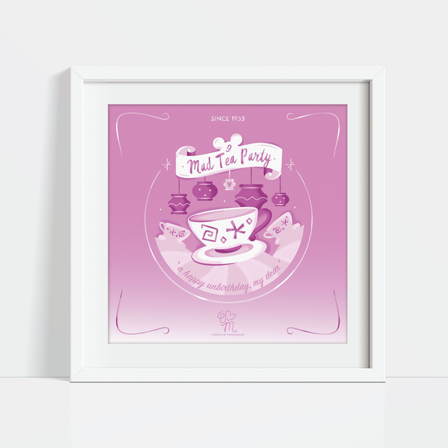 Illustration Attractions Légendaires | 09 Mad Tea Party