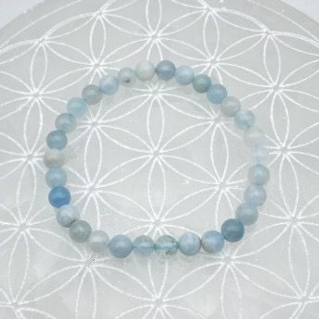 BRACELET - AIGUE MARINE (6 MM)