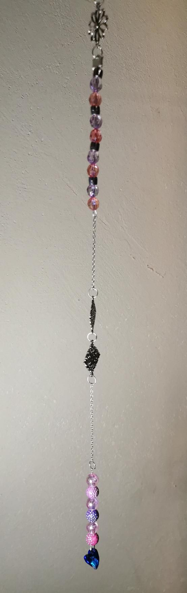 Attrape-soleil perles rosées 